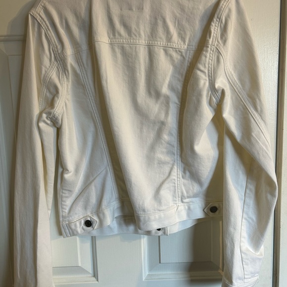 Banana Republic White Denim Jacket - Picture 5 of 6